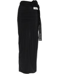 Dolce & Gabbana - Spandex Jersey Maxi Skirt - Lyst