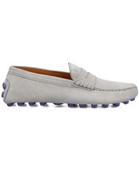 Tod's - Gommino Logo-Debossed Slip-On Loafers - Lyst