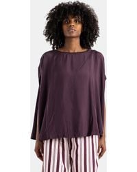 Casey Casey - Francesca Tulipy Prune Top - Lyst