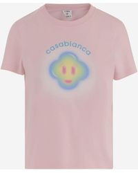 CASABLANCA - Playful Logo Print Short-Sleeve T-Shirt - Lyst