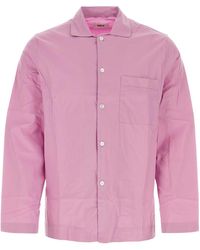 Tekla - Lilac Cotton Pyjama Shirt - Lyst