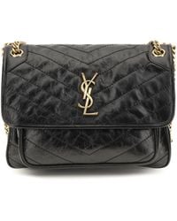 Saint Laurent - Niki Shoulder Bag Calf Leather Bos Taurus - Lyst