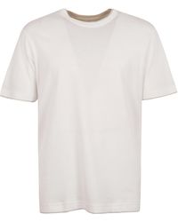 Eleventy - Round Neck Plain T-Shirt - Lyst