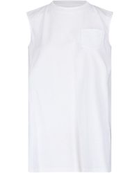 Sacai - Sleeveless Mini Dress - Lyst