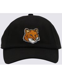Maison Kitsuné - Cotton Fox Head Baseball Cap - Lyst