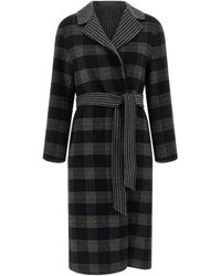 Twinset - Reversible Coat With Double Cloth - Lyst