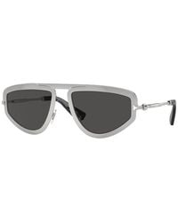 Burberry - Sunglasses Geometric Full Rim, Frame And Dark Lens Be3150100587 - Lyst