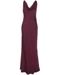Norma Kamali - Long Dress Tech Fabric - Lyst