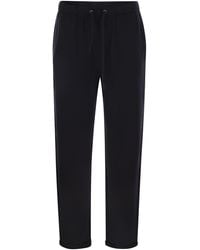 Majestic Filatures - Trousers With Drawstring Waist - Lyst