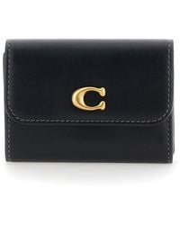 COACH - Card Holder Essential Leather Cow Accessory - Lyst