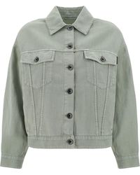 Brunello Cucinelli - Denim Jacket - Lyst