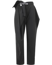 JW Anderson - Padlock Strap Fold Over Trousers - Lyst