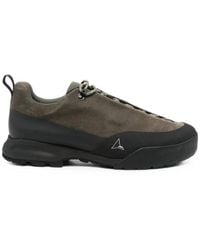ROA - Suede Panelled Sneakers - Lyst