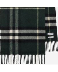 Burberry - Scarf Check Cashmere - Lyst