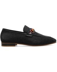 Gucci - Denim Loafer With Horsebit - Lyst