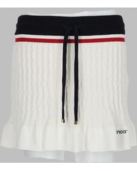 CASABLANCA - Knit Tennis Mini Skirt Viscose - Lyst