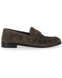 Saint Laurent - Loafers Le Loafer Camoscio Calf Leather - Lyst