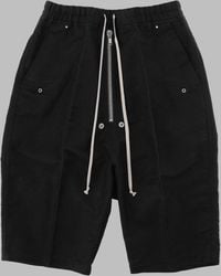 Rick Owens - Bela Pods Relaxed Fit Ramie-Cotton Shorts - Lyst