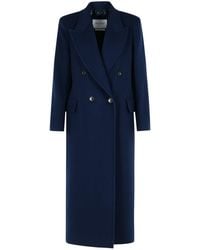 Max Mara - Albania' Virgin Wool Blend Coat - Lyst