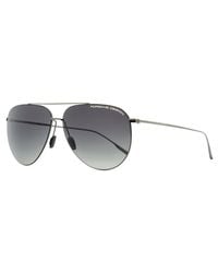 Porsche Design - Titanium Pilot Sunglasses P8939 D 62Mm - Lyst