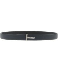 Tom Ford - Hammered Reversible Belt - Lyst
