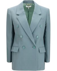 Chloé - Double-Breasted Blazer - Lyst