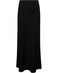 Le Plain - Midi Skirt With Volant Detail - Lyst