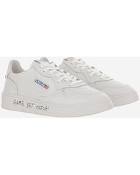 Autry - Sneakers Medalist Low Leather Trainers - Lyst