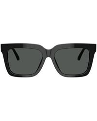 Versace - Sunglasses Square Full Rim, Havana Frame And Lens Ve4498Gb1-87 - Lyst