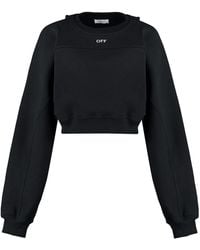 Off-White c/o Virgil Abloh - Cotton Sweatshirt - Lyst