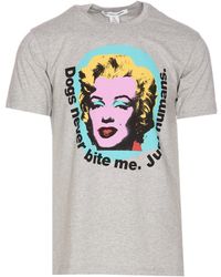 Comme des Garçons - Marilyn Monroe Print T-Shirt - Lyst