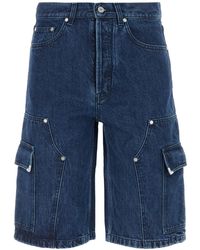 Palm Angels - Denim Bermuda Shorts - Lyst