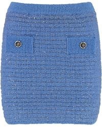 Pinko - Miletto Knitted Mini Skirt - Lyst