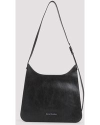 Acne Studios Patent Leather Dog Print Tote Bag in Gray for