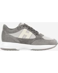 Hogan - Sneakers Interactive Leather And Nylon - Lyst