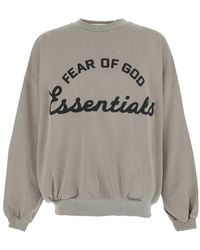 Fear Of God - Sweatshirt 'Training 90's Crewneck Sweatshirt Essentials' With Round Neck And Long Sleeves - Lyst