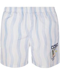 Casablancabrand - Technical Synthetic Printed Swim Shorts - Lyst
