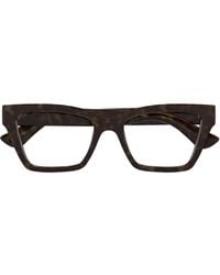 Gucci - Gg1715O Linea Gg Logo Eyeglasses - Lyst