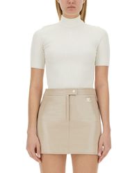 Courreges - Jersey With Logo - Lyst