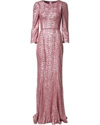 Dolce & Gabbana - Sequinned Mermaid Long Gown Dress 05+Pa+Se - Lyst