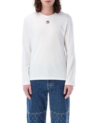 Marine Serre - Organic Cotton Jersey Plain T-Shirt - Lyst