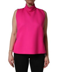 Dolce & Gabbana - Hot Wool Backless Sleeveless Tank Top Virgin - Lyst
