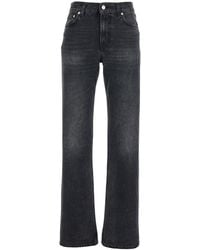 Haikure - Jeans With Belt Loops And Logo Patch On The Rear - Lyst
