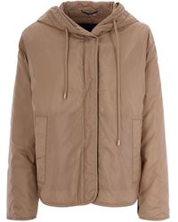 Weekend by Maxmara - Solid Hood Jacket - Lyst