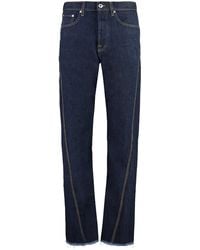 Lanvin - 5-Pocket Straight-Leg Jeans - Lyst