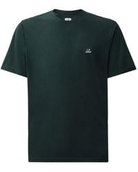 C.P. Company - Dark 30/1 Cotton Jersey Short-Sleeved T-Shirt With Logo Patch - Lyst