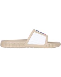 Telfar Rubber Slide Sandals - Natural