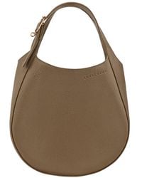 Longchamp - Le Foulonné Small Handbag With Logo Lettering On The Front And Adjustable And Removable Shoulder Strap - Lyst
