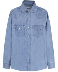 Brunello Cucinelli - Shirts Cotone - Lyst