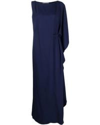 Alberta Ferretti - One-shoulder Draped Maxi Dress - Lyst